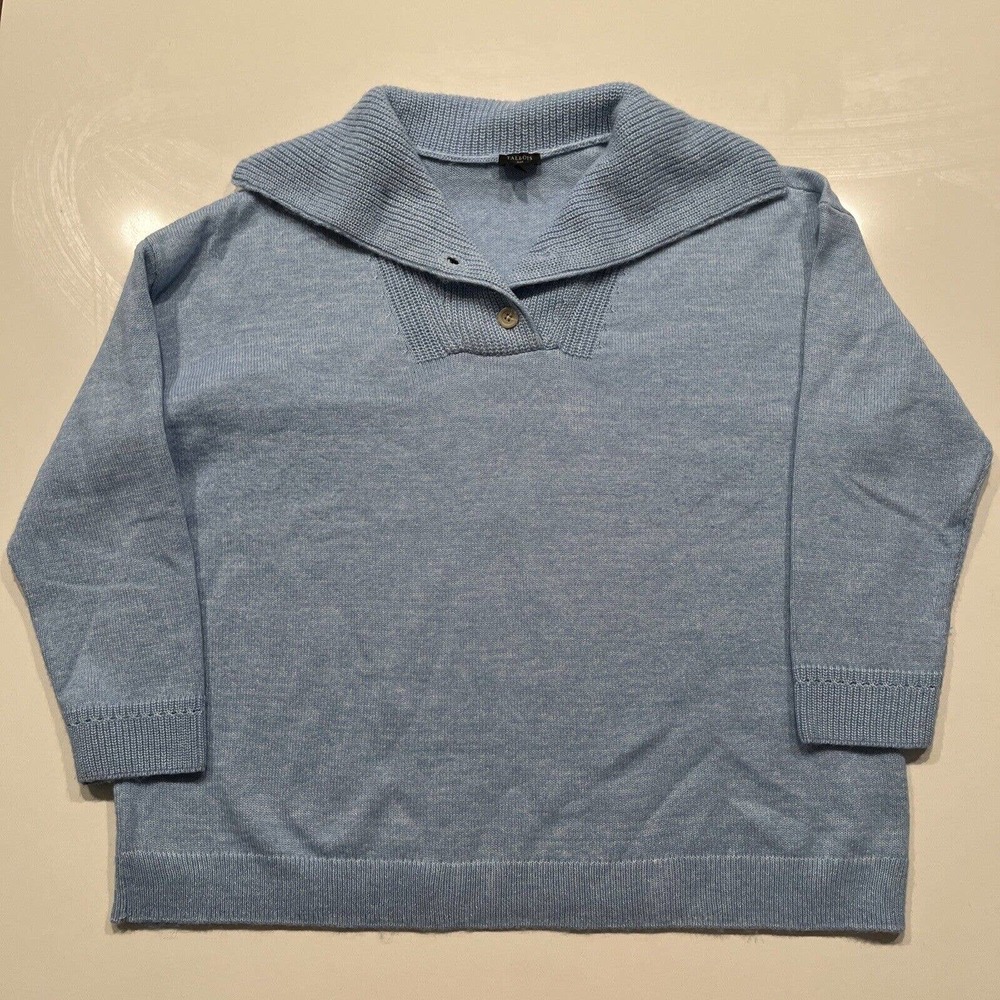 Talbots Light Blue Scoop Neck Sweater